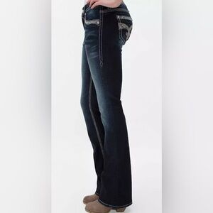 Rock Revival Tansy Mid-Rise Curvy Boot Jean Size 26 Extra Long